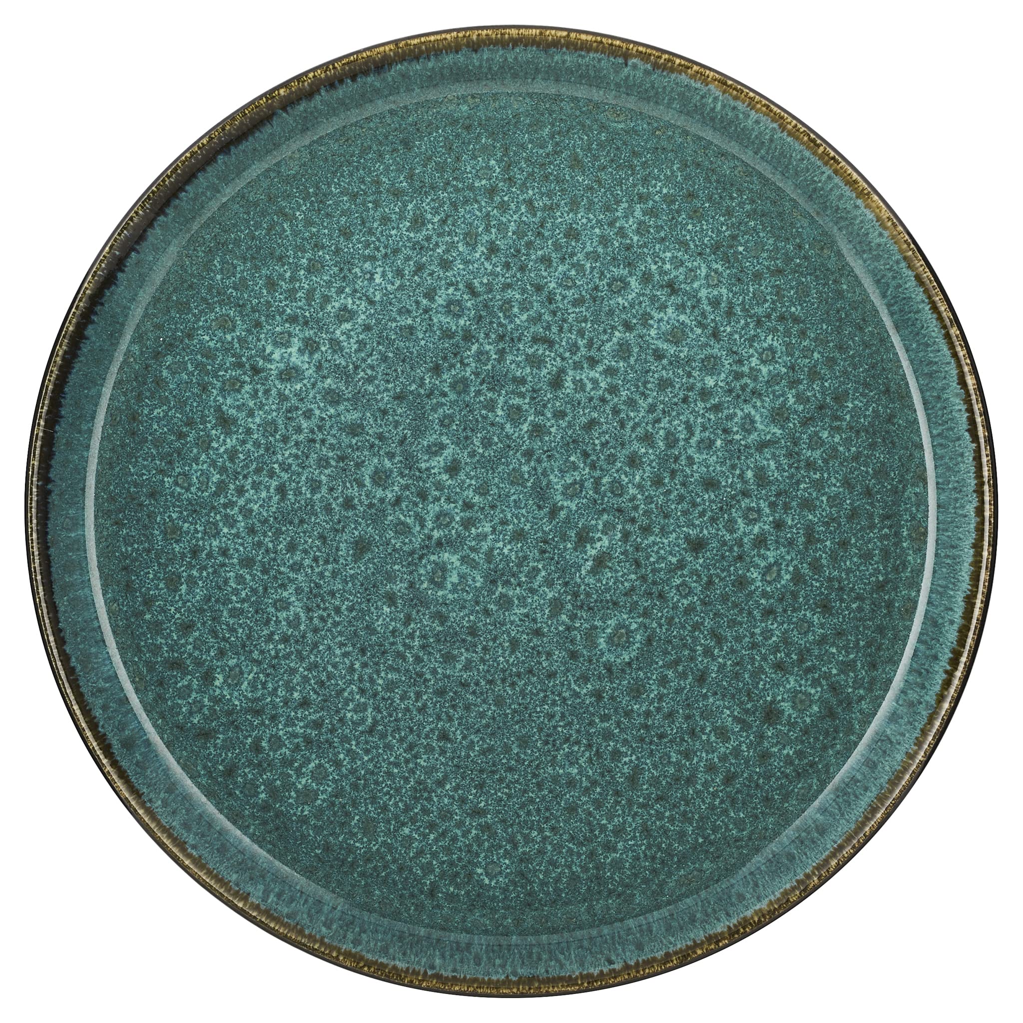 BITZ Green Stoneware Dinner Plate 27cm