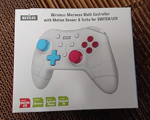 NEXiLUX Wireless Pro Mini Controller Compatible with Nintendo