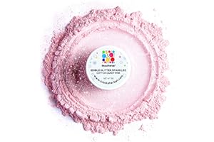 Blacksherbet Cotton Candy Pink Edible Glitter for Drinks 5 Grams | KOSHER Certified | Drink Glitter and Luster Dust for Cake, Cake Pops, Edible Glitter Cocktails Food, Cocktail glitter