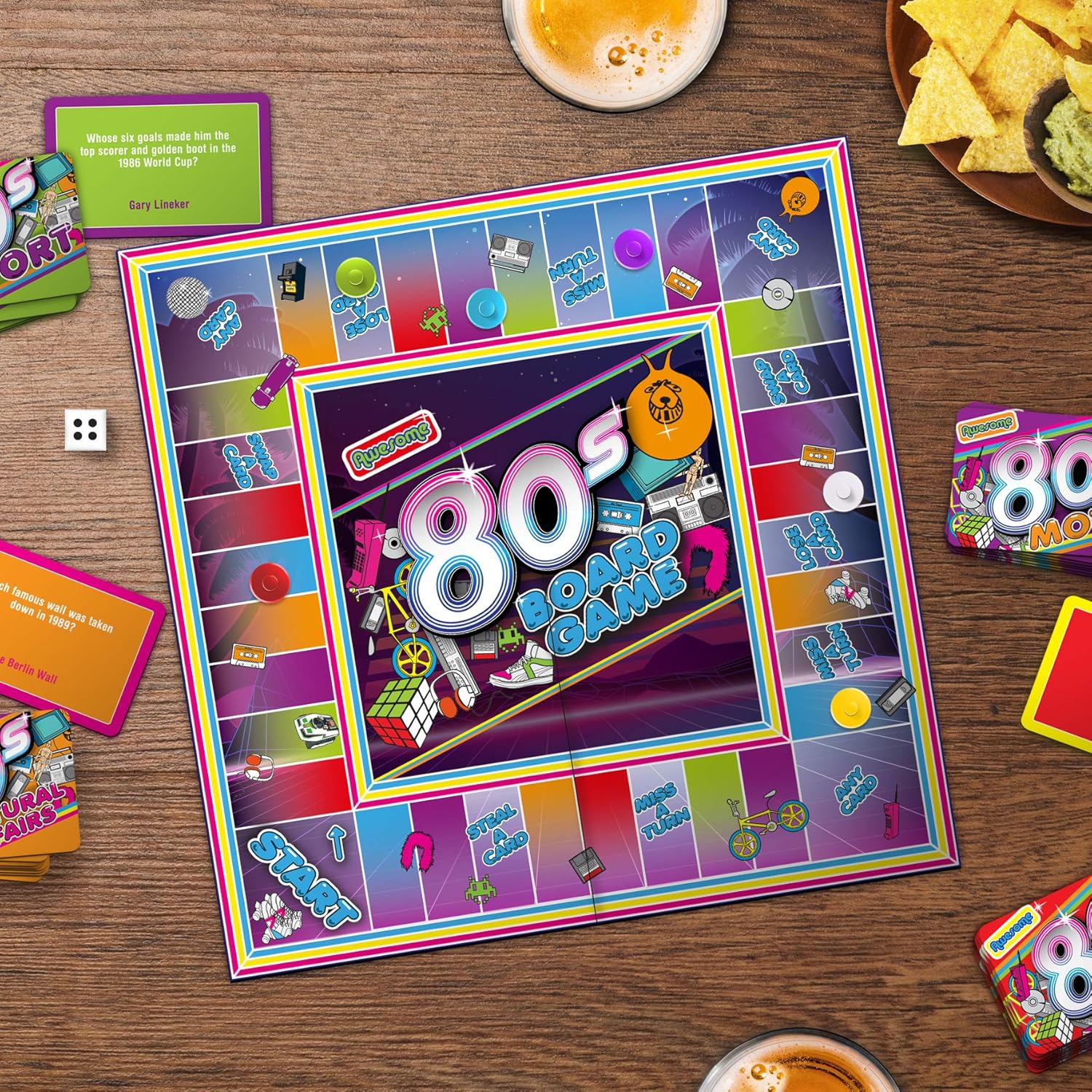 Awesome 80s Board Game, Multicolor - Image 4