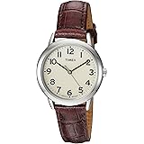 Timex Women's Easy Reader Leather Strap 30mm Watch