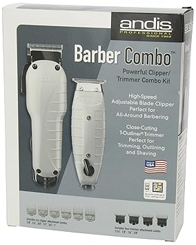 andis 66325 barber combo clipper & trimmer kit