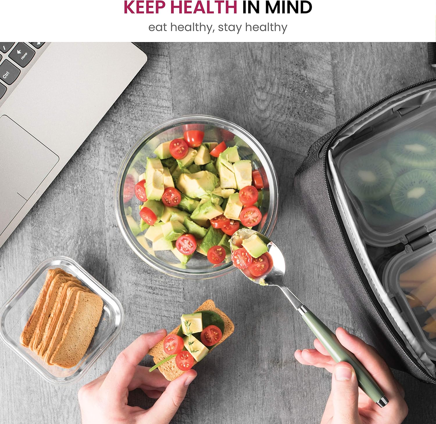 24-Piece Superior Glass Food Storage Containers Set - Newly Innovated Hinged BPA-free Locking lids - 100% Leakproof Glass Meal-Prep Containers, Great On-the-Go & Freezer-to-Oven-Safe Food Containers: Kitchen & Dining