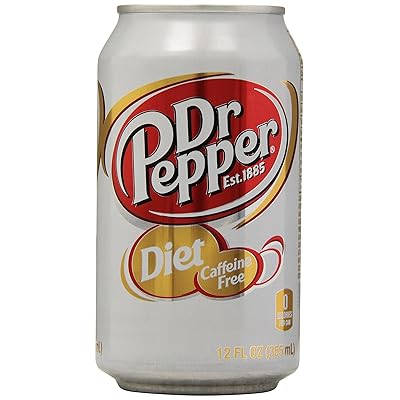 Diet Dr Pepper Caffeine Free, 12 Fl oz (pack of 12)