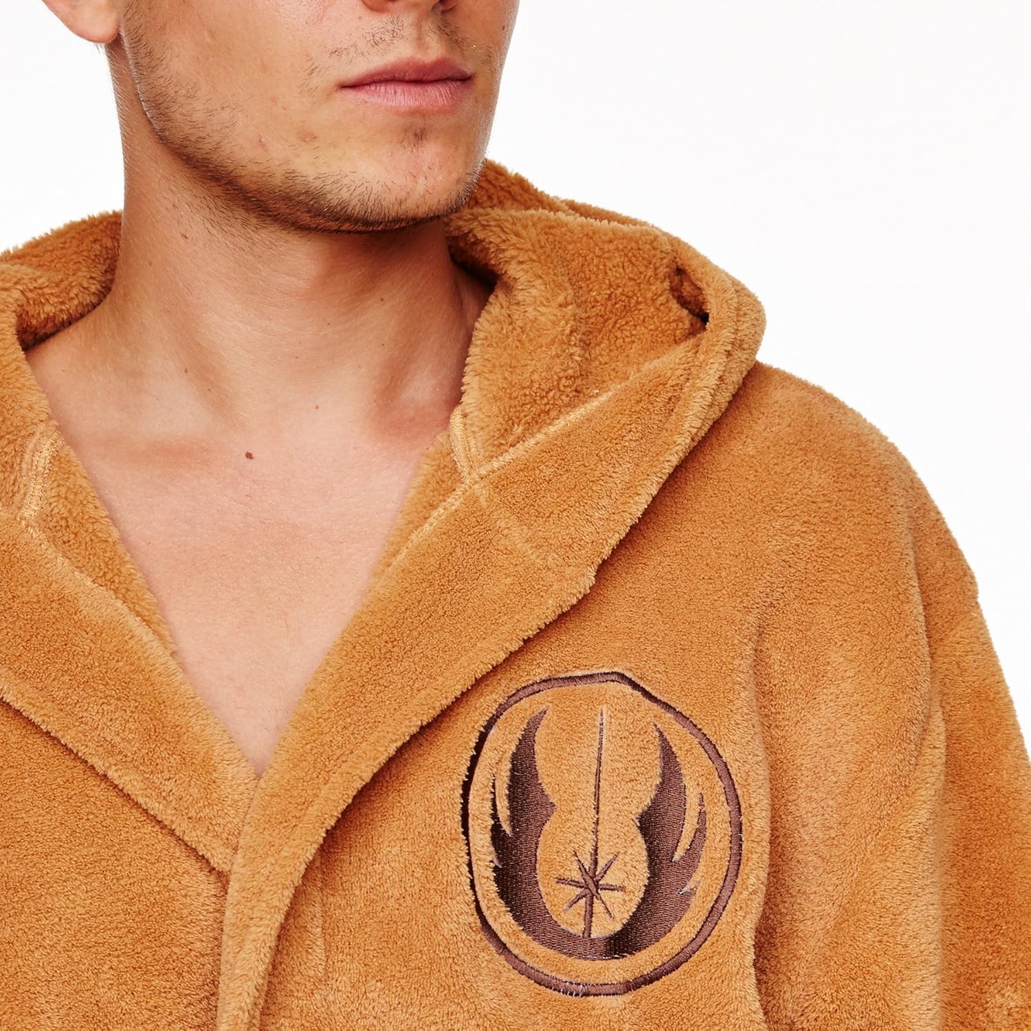 One Size Fits All Star Wars Jedi Hooded Bath Unisex Robe Costumes