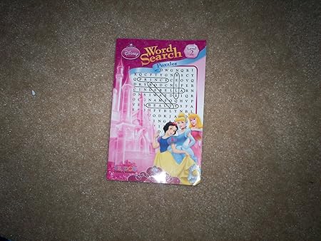 Amazon 英語教材 英語ワークブック 英語のドリル こども英単語 ワードサーチ ディズニー プリンセス 楽しく 遊びながら学べる ジグソーパズル おもちゃ