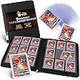 FunGuys Toploader Binder, Trading Card Binder Storage, 252 9 Pocket Top Loader Holder Collection for Yugioh, MTG, TCG Folders