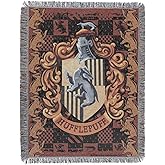 Northwest Harry Potter Woven Tapestry Throw Blanket, Designer Home Décor, Modern, Unique Gift, 48" x 60", Hufflepuff Crest