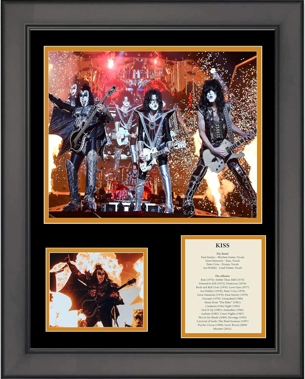 Photographs - Framed KISS Band 12