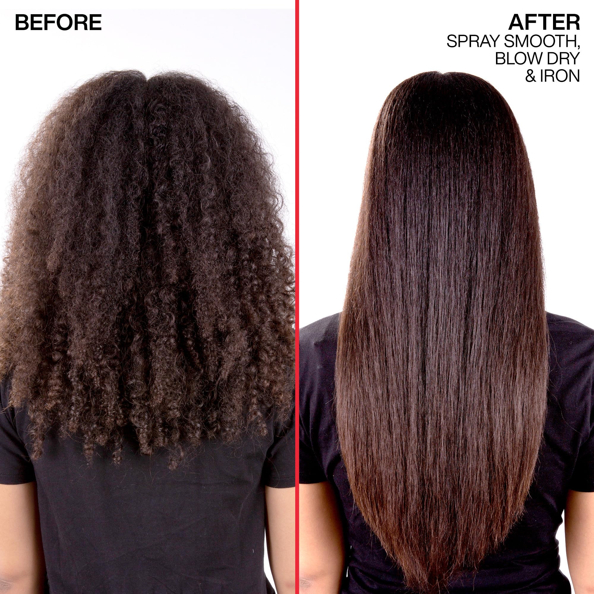 Redken Spray Smooth Anti Frizz Hair Spray - Frizz Control and Heat Protection, With Citric Acid, Paraben, Sulfate & Silicone-Free