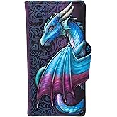 Nemesis Now Dragon Embossed Purse, Multi-Slot Wallet, Baroque Designs, Fantasy Folklore Gift, 18.5cm