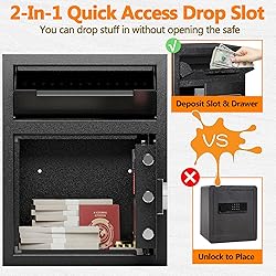 1.8 CUB Depository Drop Safe Fireproof, Front Drop