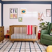 DaVinci Birdie 3-in-1 Convertible Crib - GREENGUARD Gold Certified, Honey Finish, Adjustable Height