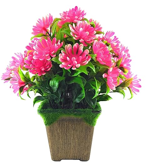 TFH Artificial Bonsai Plant With Plastic Pot (Multicolor Pack Of 1)