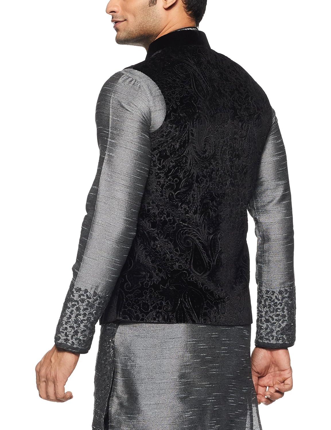 manu men's silk jacket