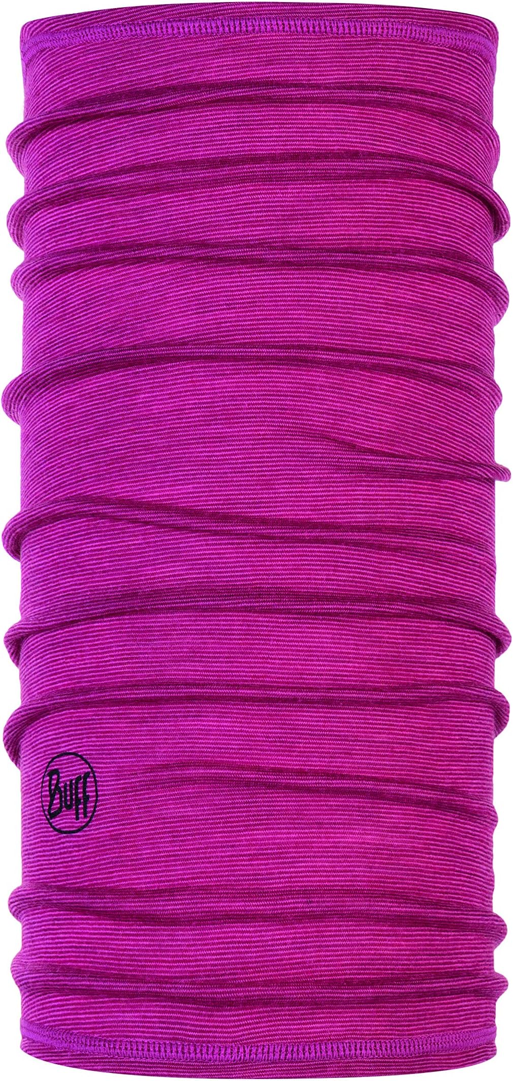 Buff Women's Multi Lightweight 3/4 Merino Wool, Striped Purple, One Size