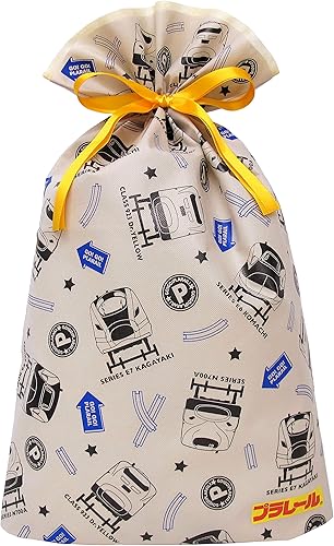 Amazon Co Jp インディゴ タカラトミー プラレール ラッピング袋 ギフトバッグl ベージュ Ta080 ホビー 通販