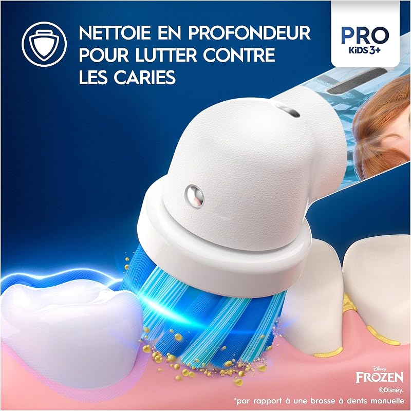 Brosse à Dents Electrique Pro Kids, Reine des Neiges, 1 Brossette