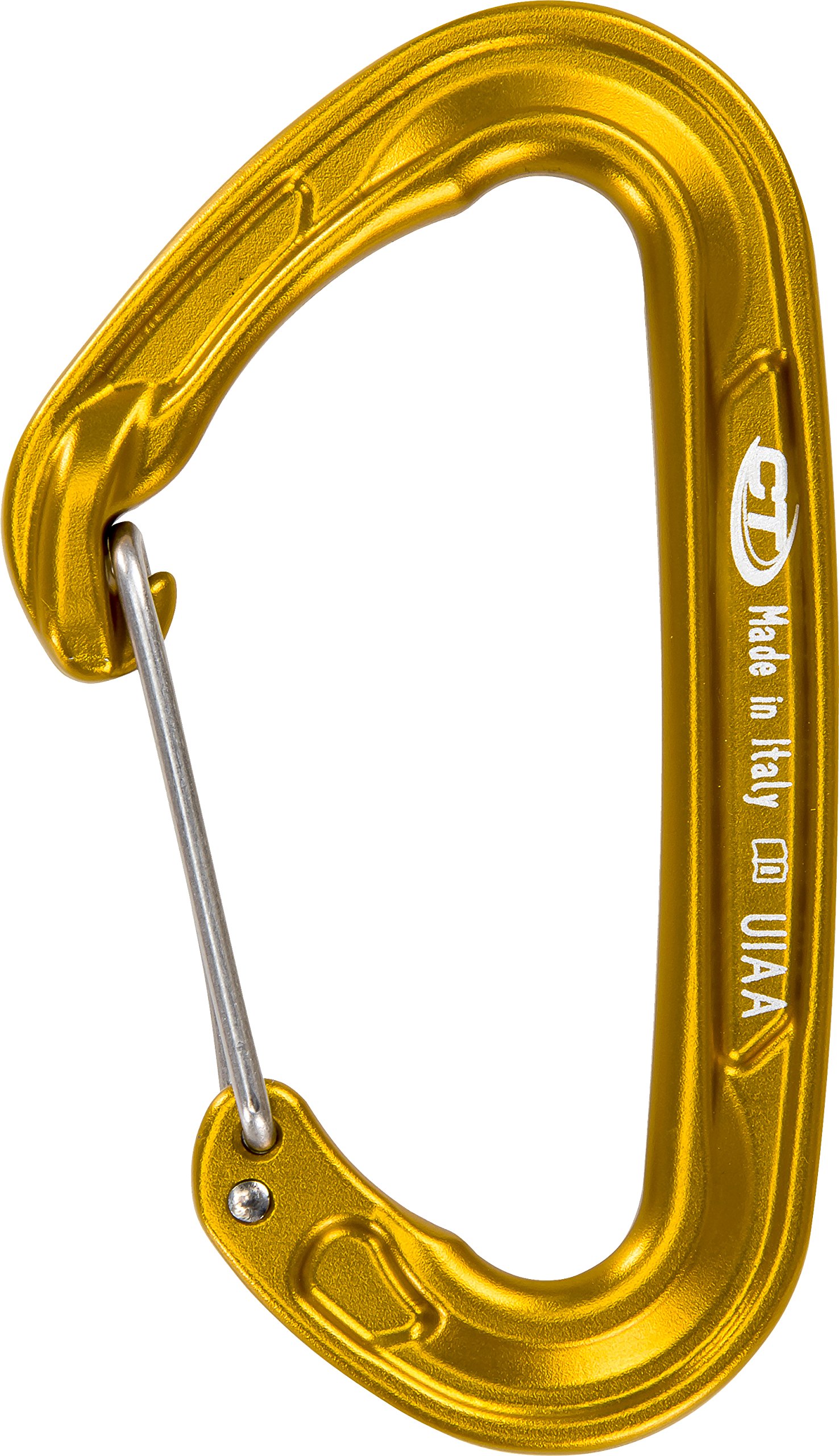 Climbing Technology Fly-Weight 2C43900YB1CTSTD Carabiner, Yellow, One Size