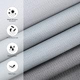 Miorkly Grey Shower Curtain 180x180 cm Mould-Proof Waterproof 12 Hooks view 4