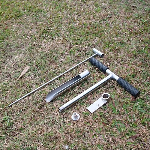 Farm Soil Core Sampler Stainless Steel Soil Sample Probe With T-Handle ...