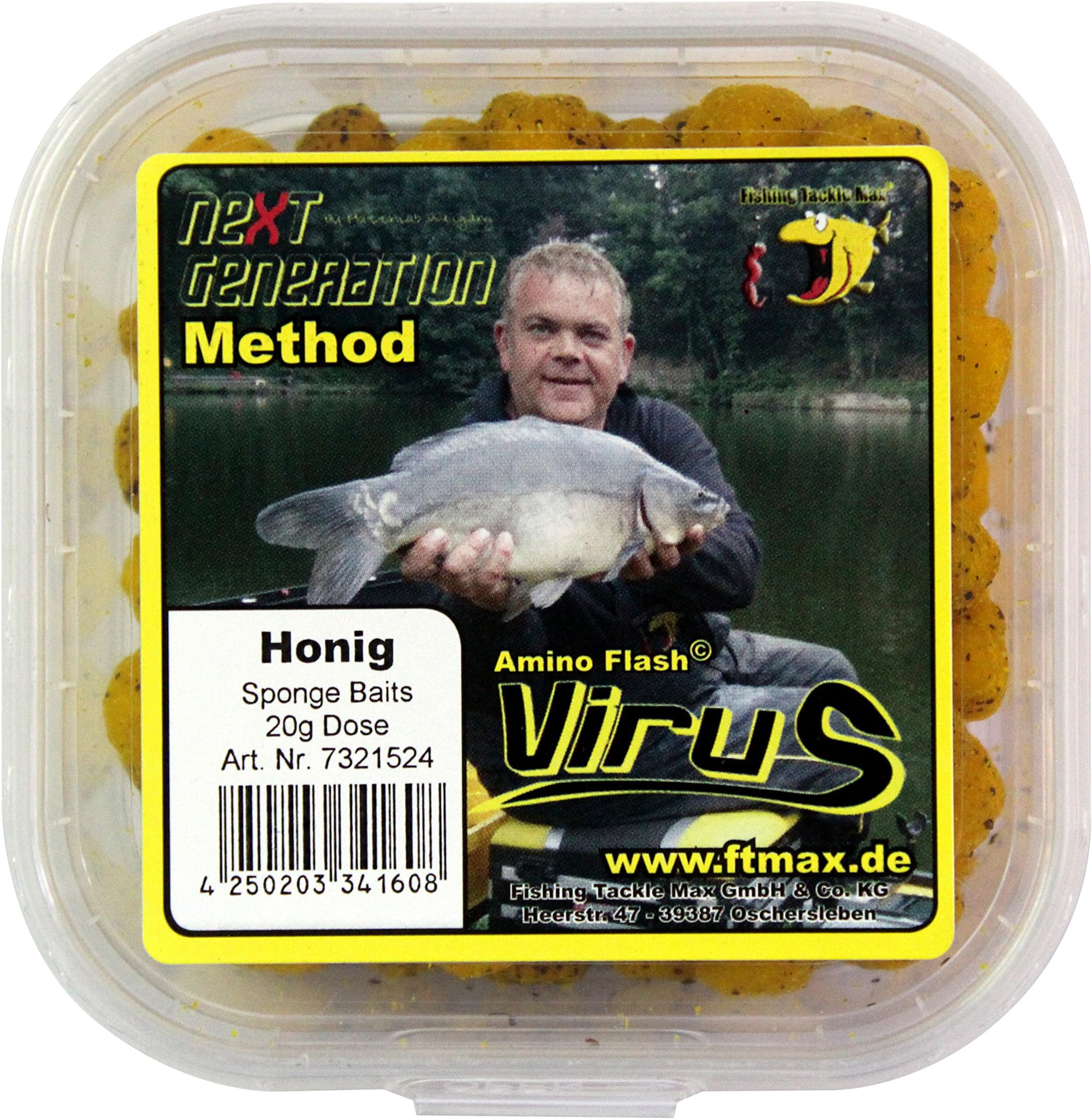 FTM Amino Flash Virus Next Generation Method Sponge Bait Honey 20g