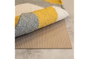 Grip-It Solid Plus Cushioned Non-Slip Rug Pad for Area Rugs and Runner Rugs, Rug Gripper for Hardwood Floors 5x7 ft