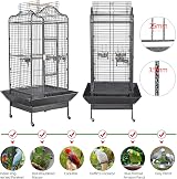 Yaheetech Rolling African Grey Parrot Cage Large 160cm High view 3