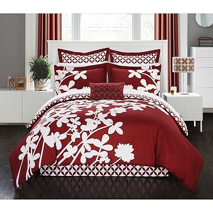 Amazon Com 7 Piece Luxurious Botanical Floral Pattern