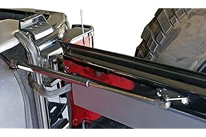 RAMPAGE PRODUCTS Rear Door Stabilizer Gas Strut for Jeep Wrangler JK | Black | 86618 | Fits 2007-2010 Jeep Wrangler JK 2-Door