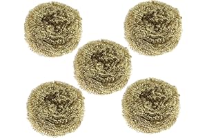 Ruiling 5pcs Brass Wire Cleaner Sponge Ball
