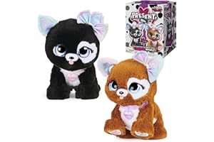 Present Pets, Glitter Puppy Interactive Surprise Plush Toy Pet with Over 100 Sounds & Actions (Style May Vary), Girls Gifts, Kids Toys for Girls
