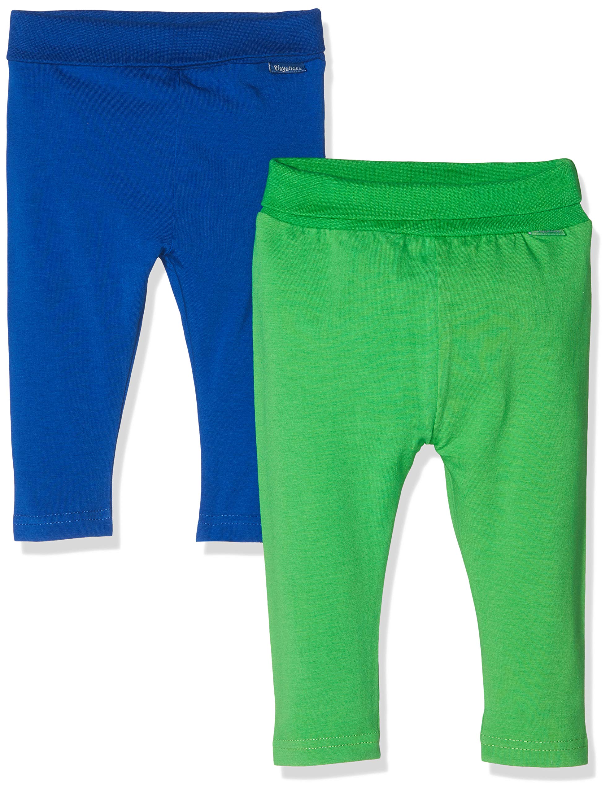 Playshoes Baby Leggings Blau-grün Im 2er Pack, Blue (Sortiert 999), 24 (Size: 50/56) (Pack of 2)