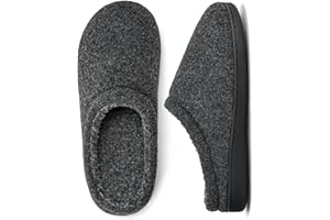 cosyone1997 Men’s Slippers with Memory Foam Indoor Outdoor, Warm House Shoes for Men with Plush Lining and Non-Slip Sole, Size 7-14
