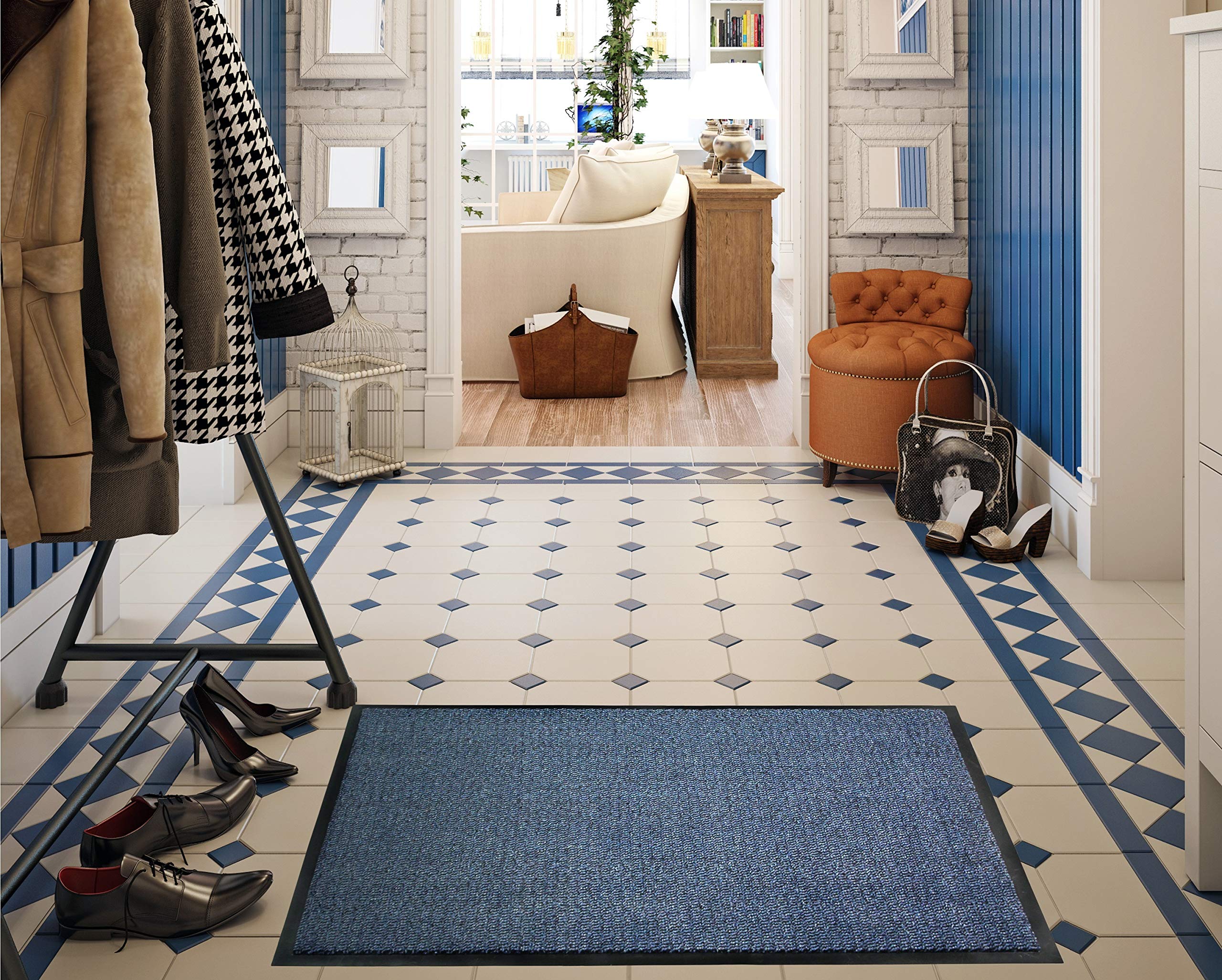Floortex Doortex Advantagemat Blue Door Mat - 90 x 60cm