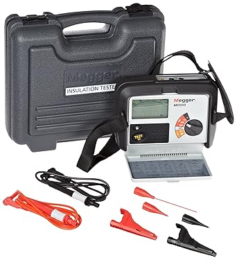 Amazon Com Megger Mit310 En Insulation Tester 1000 Megaohms Resistance 250v 500v 1000v Test Voltage Industrial Scientific