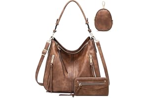 lapsting Hobo Bags for Women Handbags Purse Ladies Boho Shoulder Bag Crossbody Purses Faux Leather