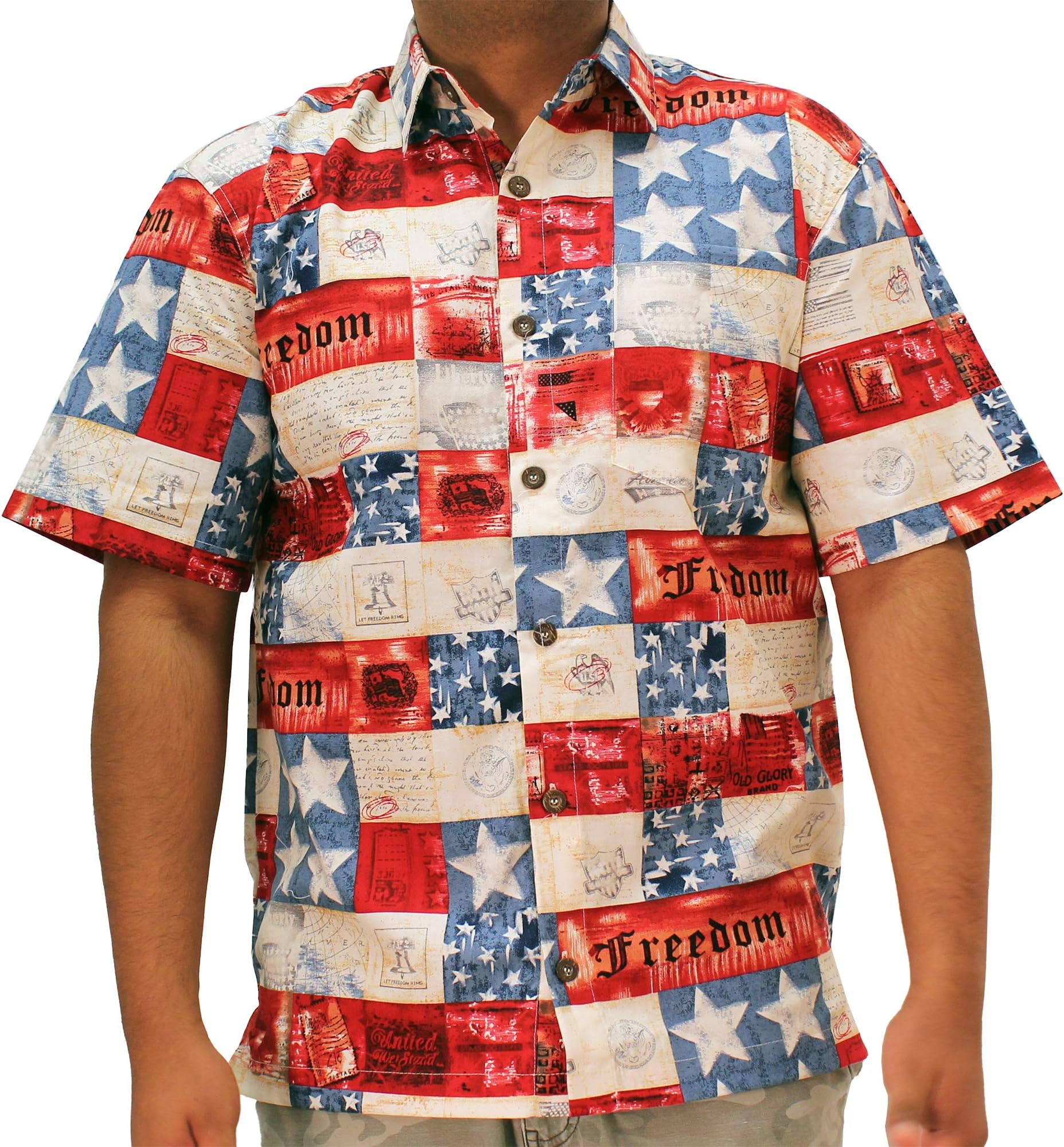 Patriotic Hawaiian Shirt