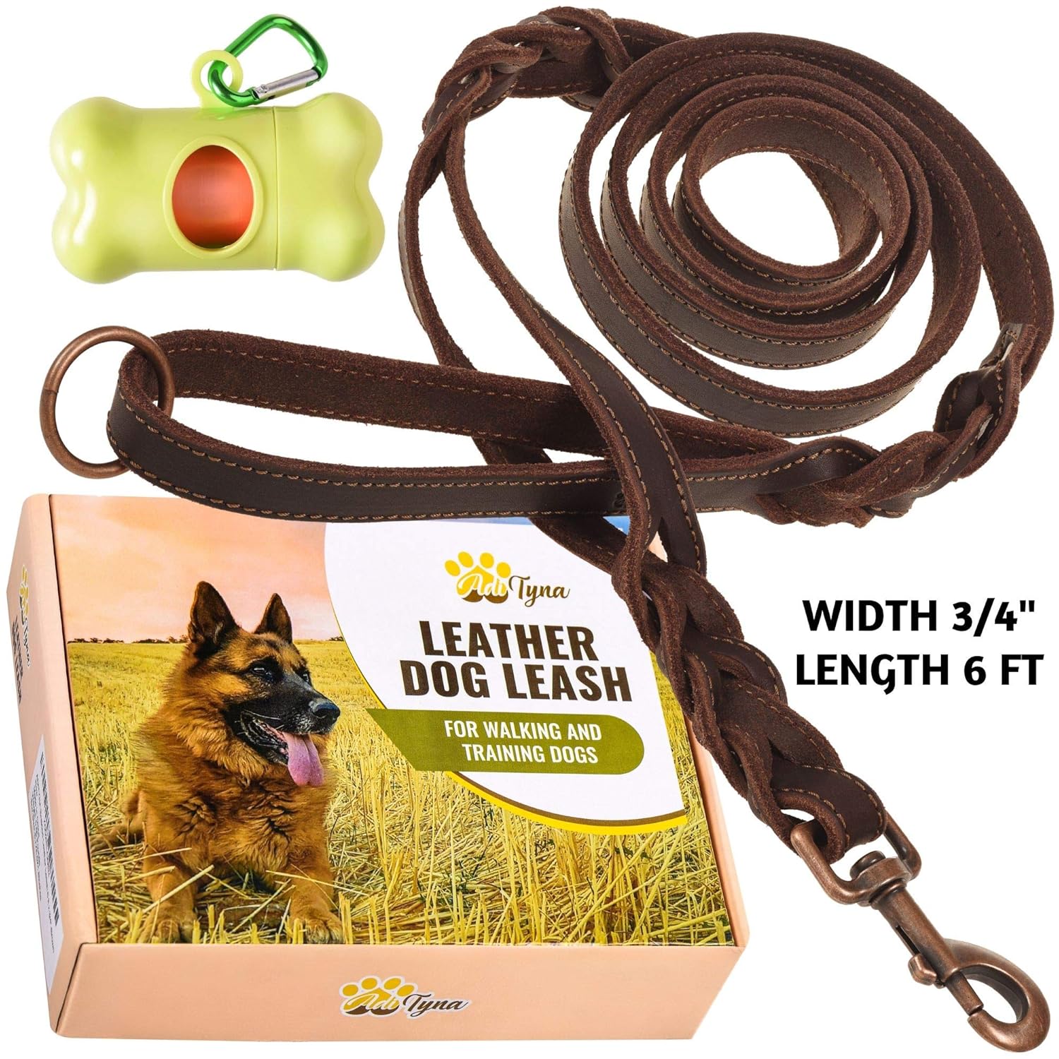 leash with traffic handle