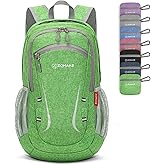 ZOMAKE Ultra Lightweight Packable Backpack 20L,Small Foldable Backpacks Hiking Water Resistant Collapsible Daypack for Women Men(Dark Green-A2)