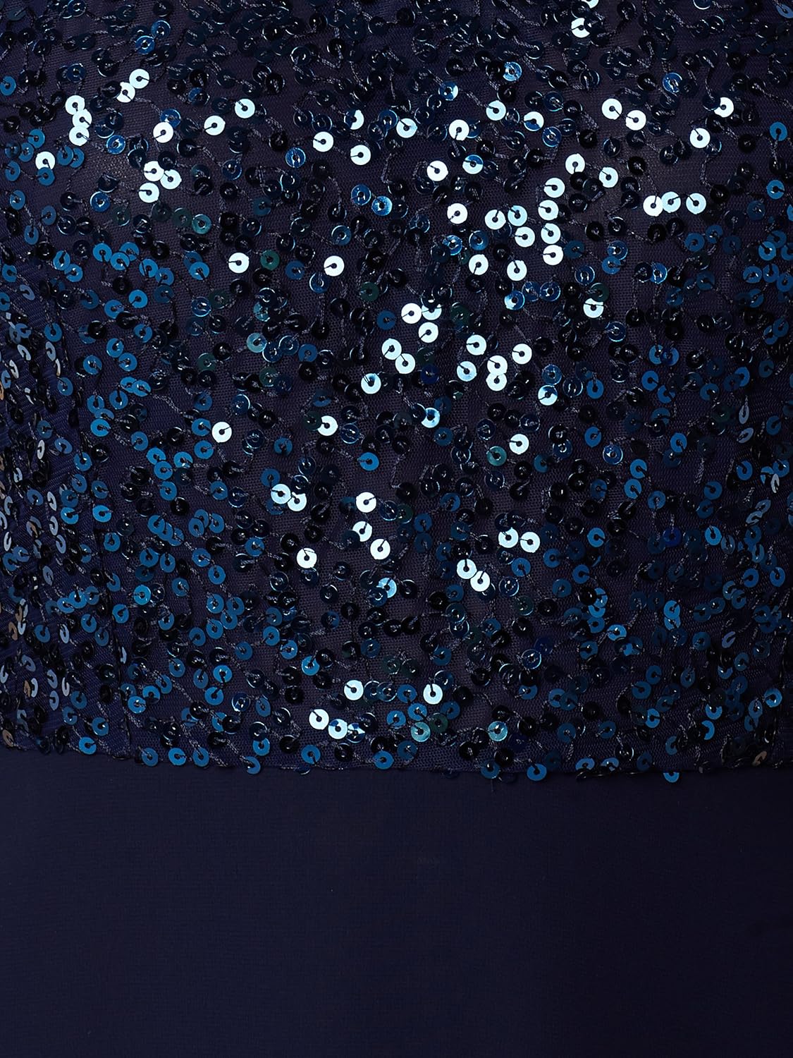 miss chase women's navy blue sequin skater dress