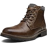 Vostey Men's Boots Boots for Men Casual Boots Motorcycle Combat Ankle Dress Boots Mens