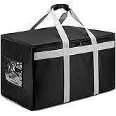 DERABY Insulated Delivery Bag Carrier XXXL 23"x15"x14" Commercial Grade