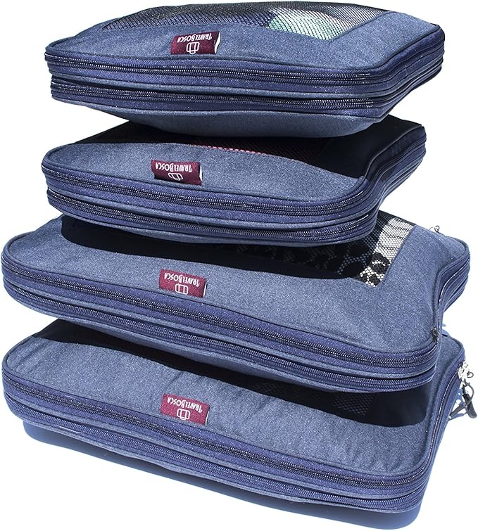 Compression Packing Cube Set By TravelBosca 4 Piece