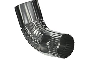 AMERIMAX HOME PRODUCTS RC63P3 3-Inch Galvanized Round Corrugated Elbow