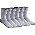 Dickies Men's Dri-Tech Mid-Crew Comfort Length Moisture Control Socks, Multipack