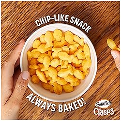 Goldfish Crisps Cheddar Cheese Baked Chip Cracker