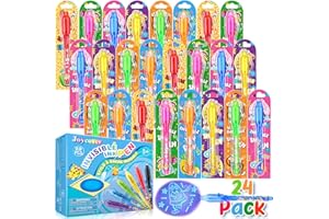 Joycover Invisible Ink Pen with UV Light for Kids, Party Favors for Kids 4-6 8-12, 24PCS Spy Pen Classroom Prizes School Supplies, Birthday Christmas Gift Toys Goody Bag Stuffers for Boys Girls