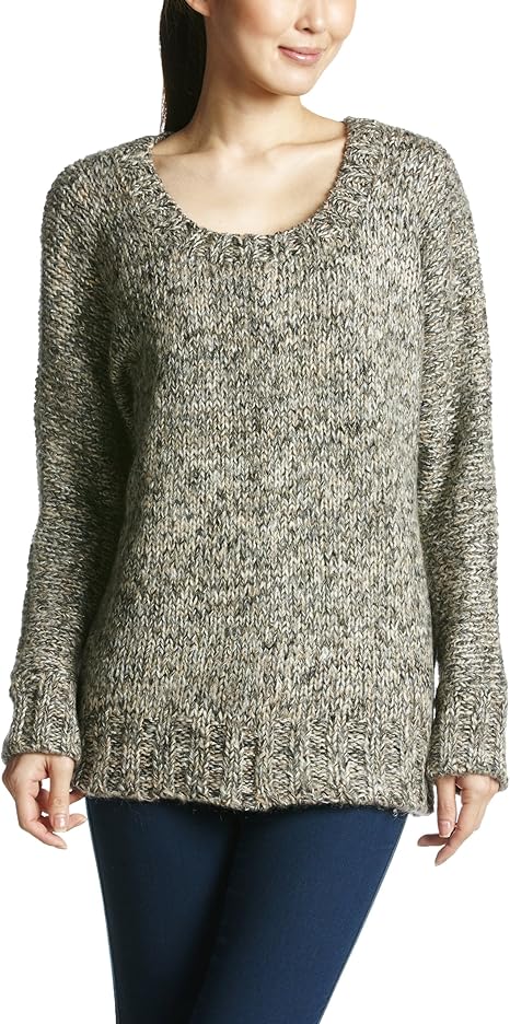 Amazon グレースコンチネンタル Grace Continental メランジプルオーバートップ 2436 グレー 36 Tシャツ カットソー 通販