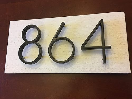 Amazon Com Modern House Numbers Sign Address Plaque Floating Numbers Address Sign Top Quality Best Seller Housewarming Gift Handmade